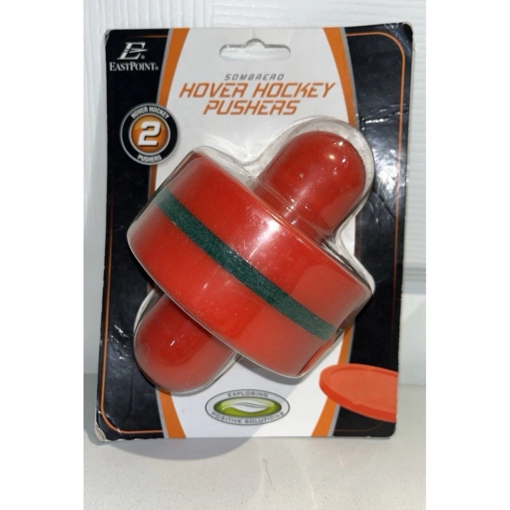 EastPoint Sports Hover Air Hockey Pushers 2 Pack Red Sombrero 13462 NEW